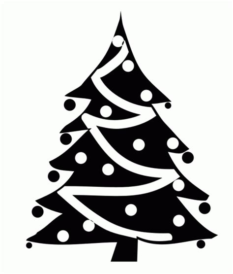 christmas tree clipart black and white|christmas graphic black and white.